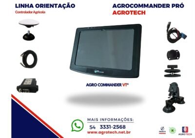 Dgps e Controlador Agrícola – AgroCommander Pró 11″