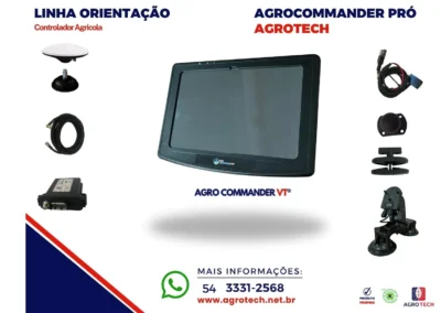 Dgps e Controlador Agrícola – AgroCommander Pró 11″