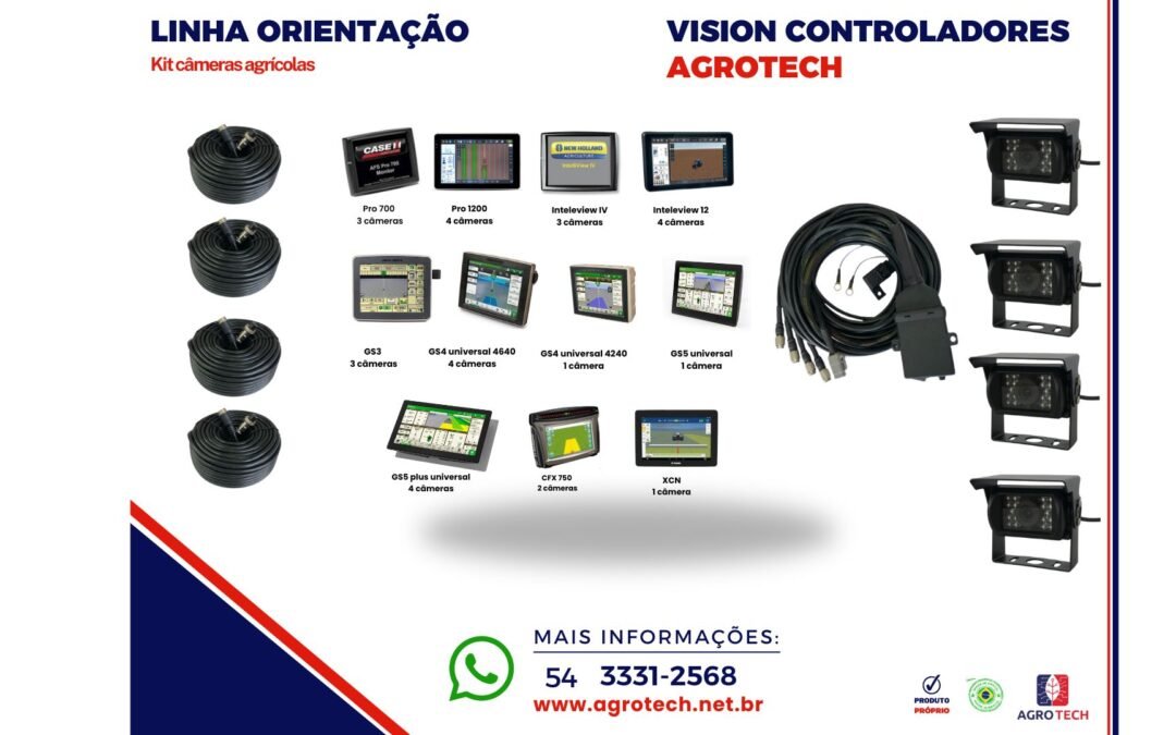 Kit Camêras Agrícolas para GPS e Controladores – Vision Controladores