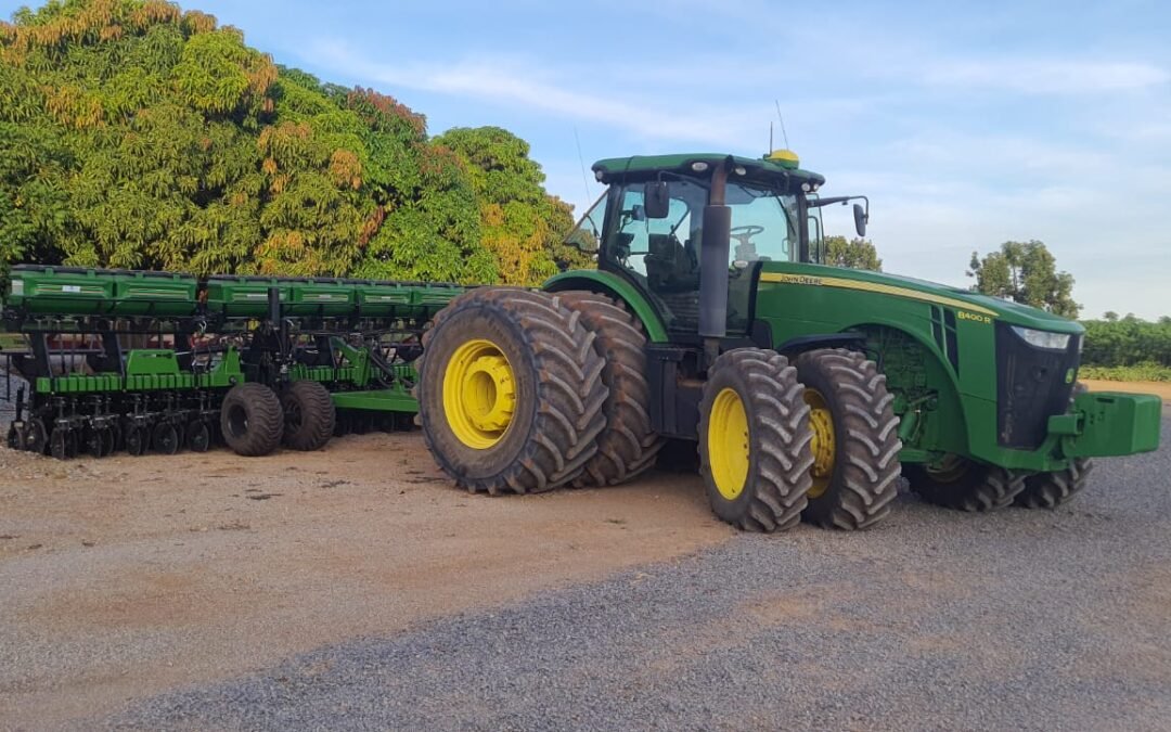 1º Semeadeira Manto Verde MRS Agro com relulagem eletrònica