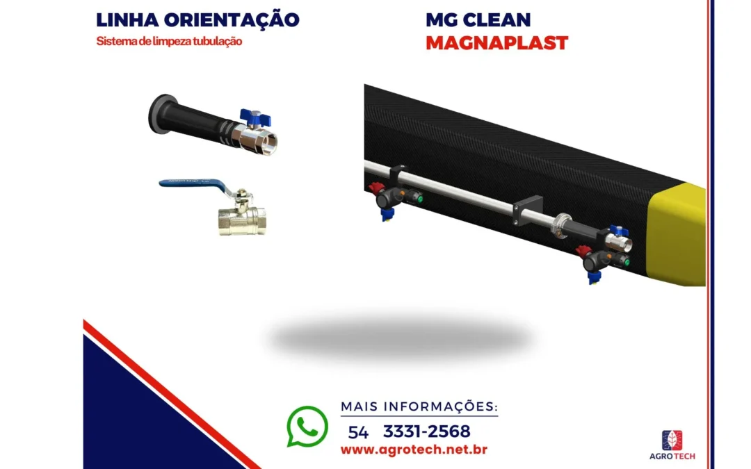 Sistema de limpeza tubulação MG Clean