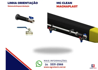 Sistema de limpeza tubulação MG Clean